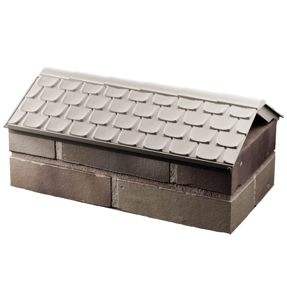 Парапет Zking Эльбрус Бежевый с посадкой на 1 кирпич (255мм) в Новочеркасске фото