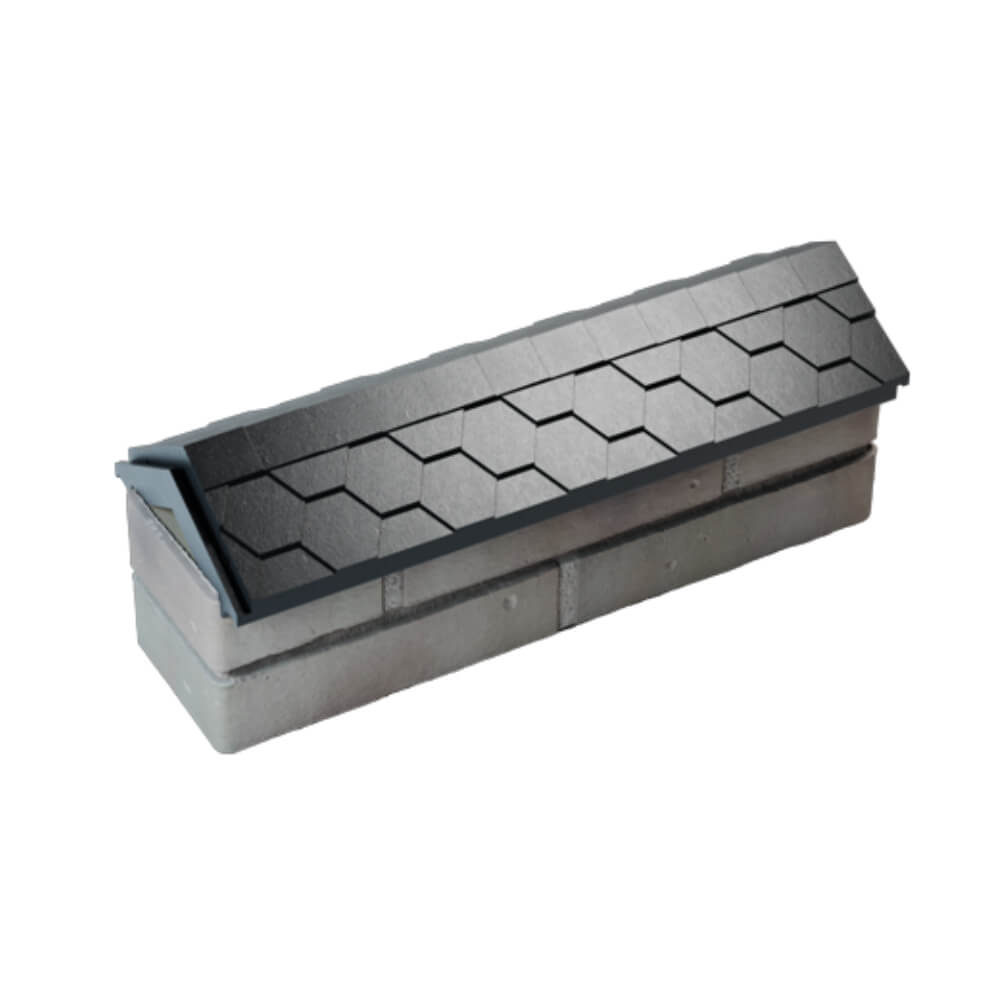 Парапет Zking Эверест Черный с посадкой на 0.5 кирпича (130мм) в Новочеркасске фото