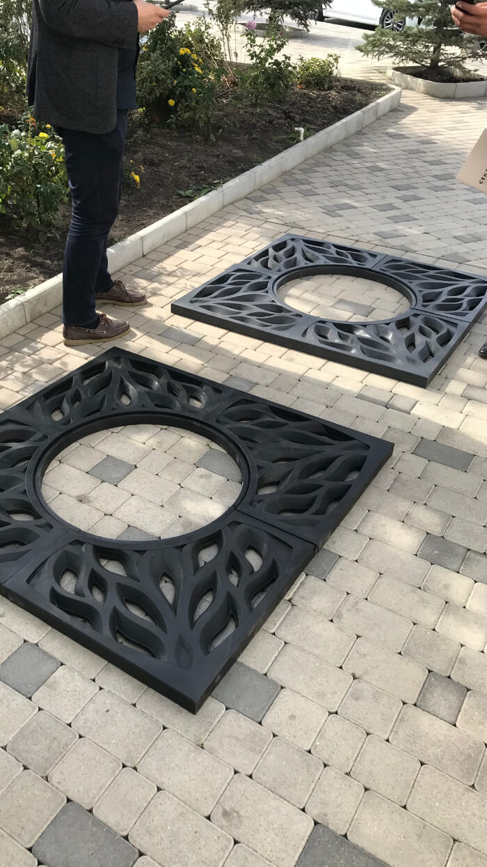 Приствольная решетка для дерева ZKING CRUST 1.2х1.2м Черная в Новочеркасске фото