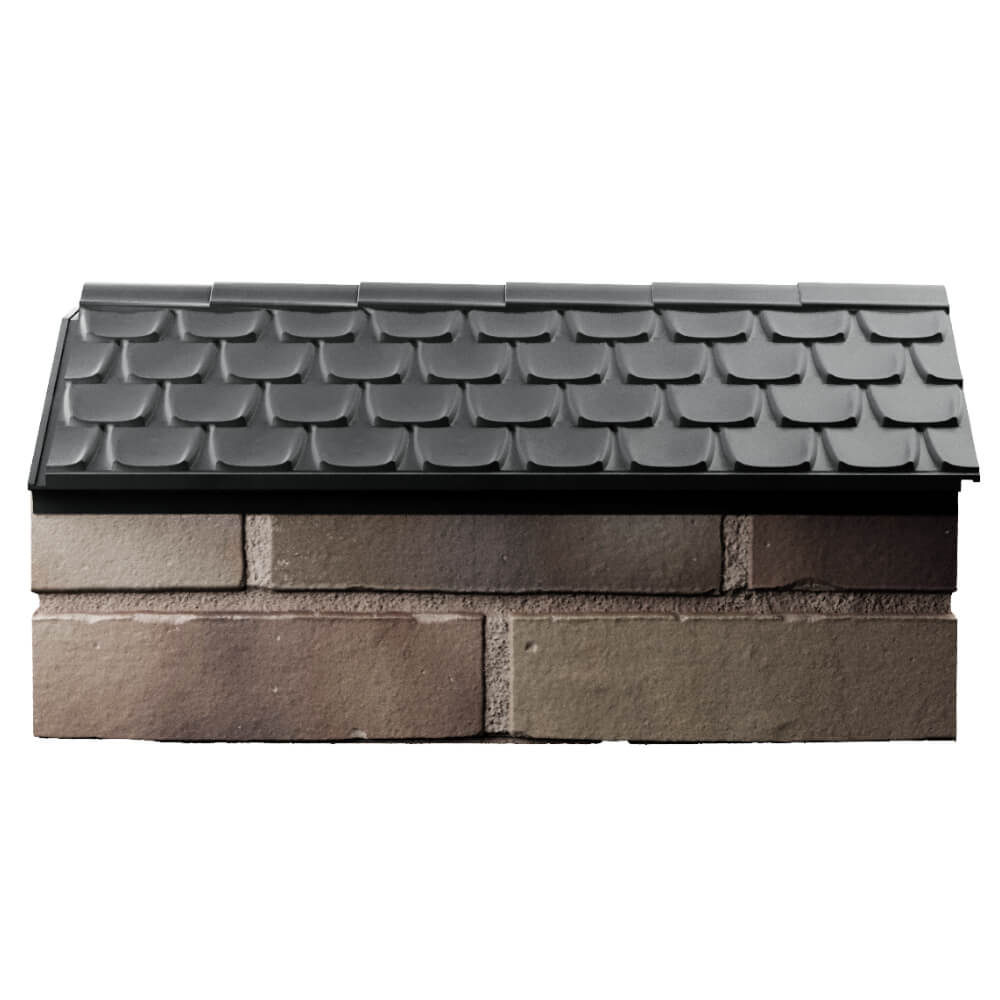 Парапет Zking Эльбрус Серый с посадкой на 1 кирпич (255мм) в Новочеркасске фото