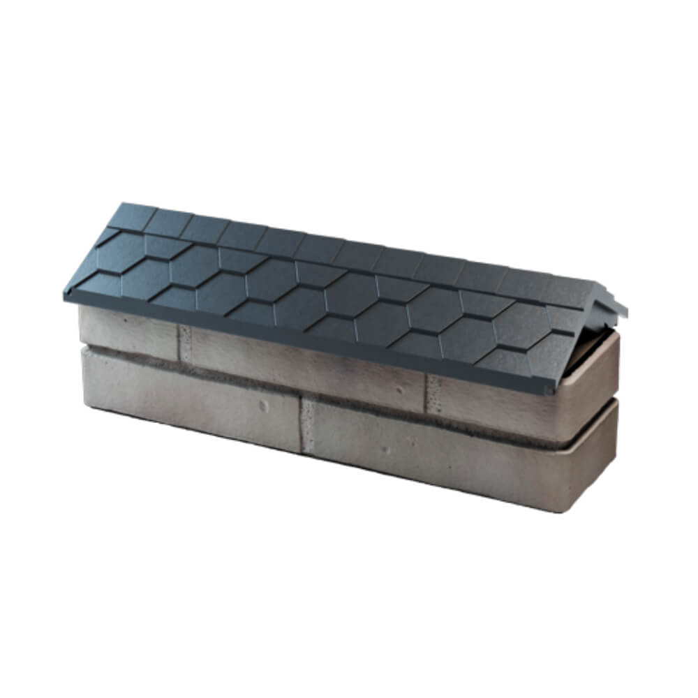 Парапет Zking Эверест Серый с посадкой на 0.5 кирпича (130мм) в Новочеркасске фото