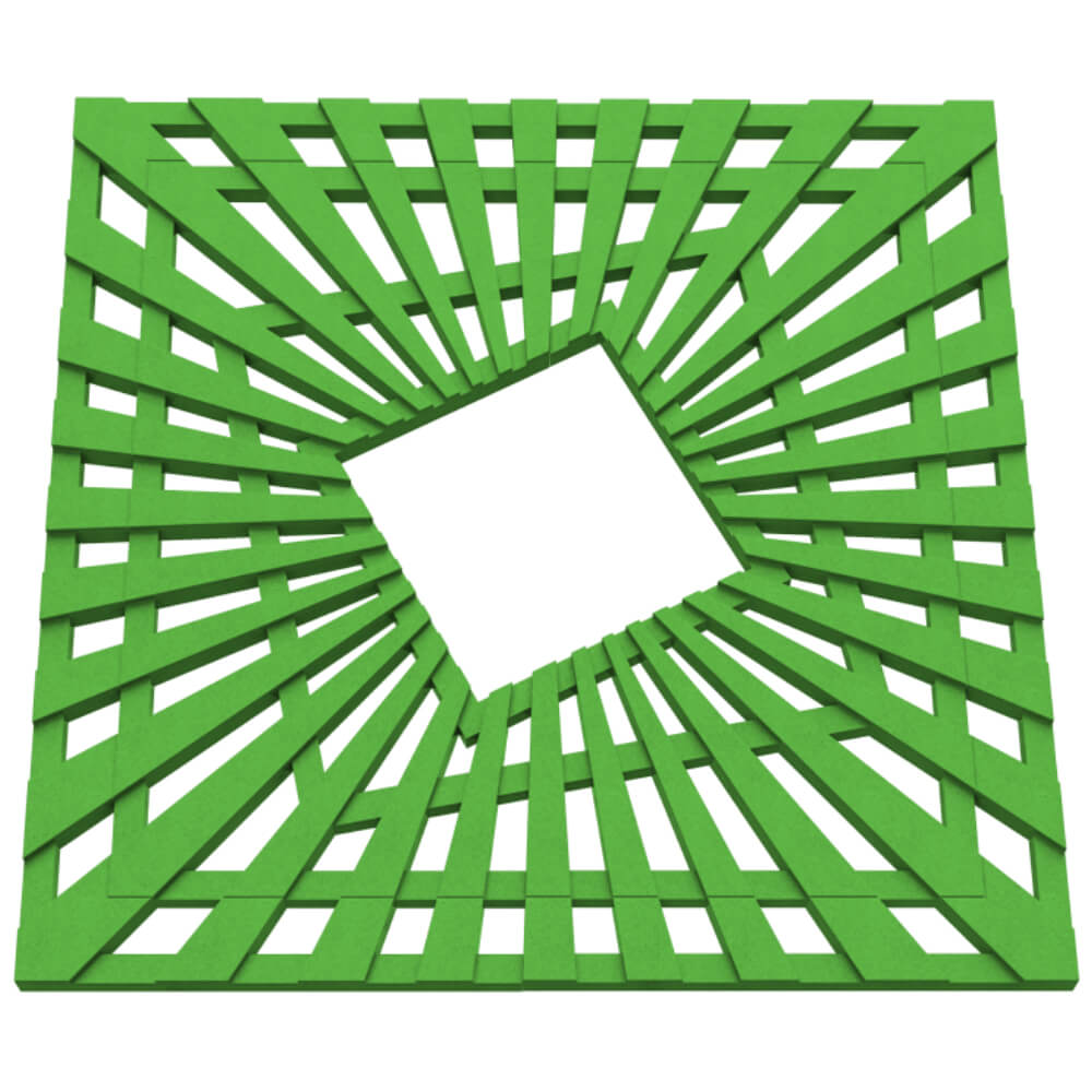 Приствольная решетка для дерева ZKING ATMOSPHERE 1.2х1.2м Зеленая в Новочеркасске фото