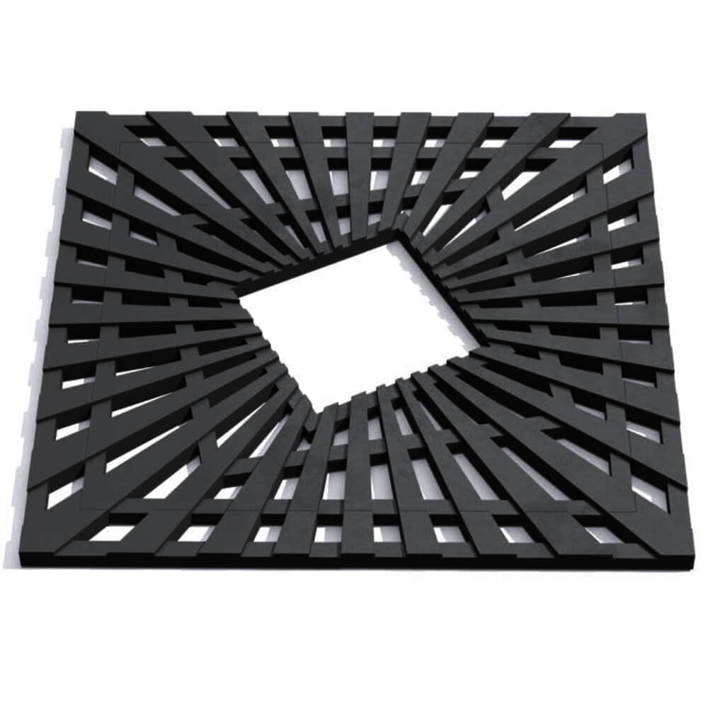 Приствольная решетка для дерева ZKING ATMOSPHERE 1.2х1.2м Черная Новочеркасск фото