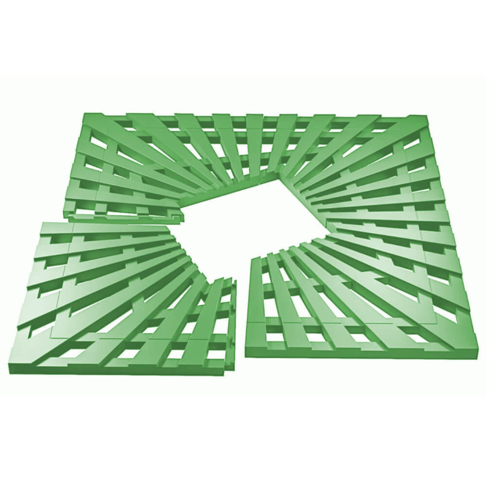 Приствольная решетка для дерева ZKING ATMOSPHERE 1.2х1.2м Зеленая в Новочеркасске фото