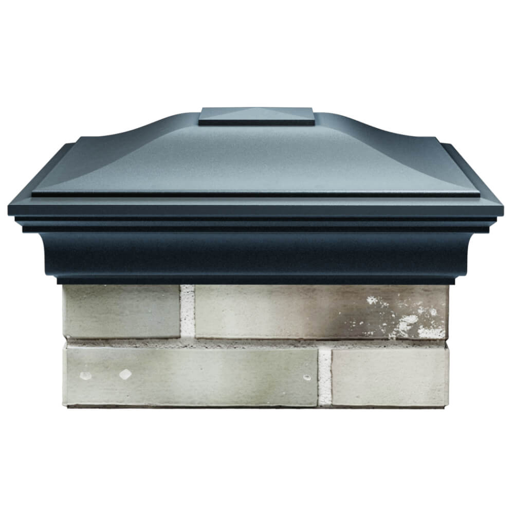 Колпак Zking Монблан Серый на столб 1.5х1.5 кирпича (385х385мм) Новочеркасск фото