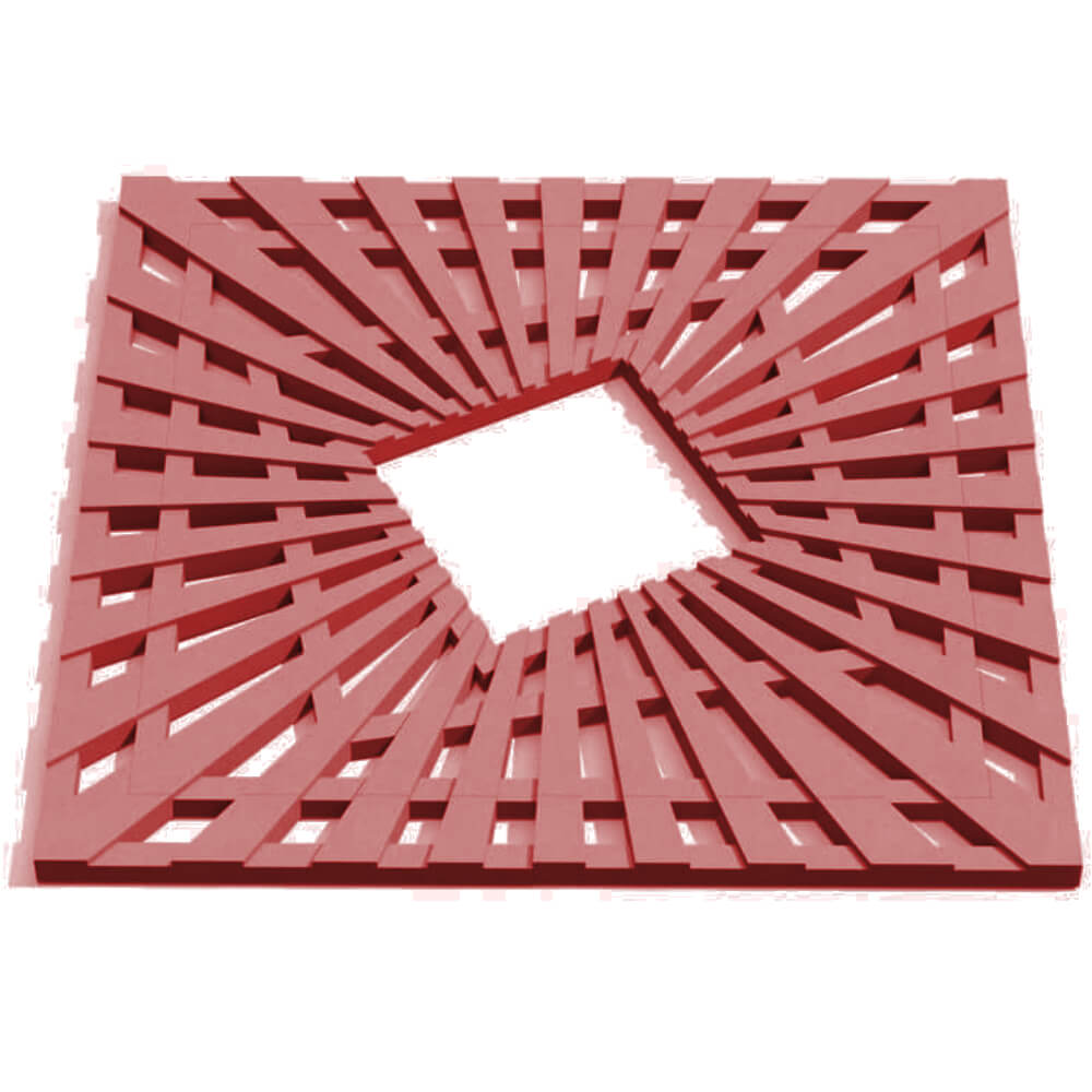 Приствольная решетка для дерева ZKING ATMOSPHERE 1.2х1.2м Красная Новочеркасск фото