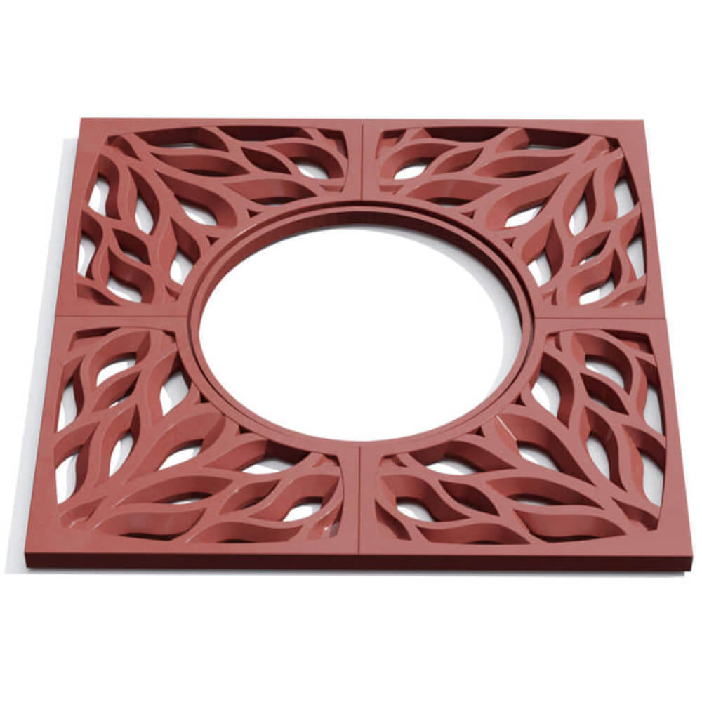 Приствольная решетка для дерева ZKING CRUST 1.2х1.2м Красная Новочеркасск фото