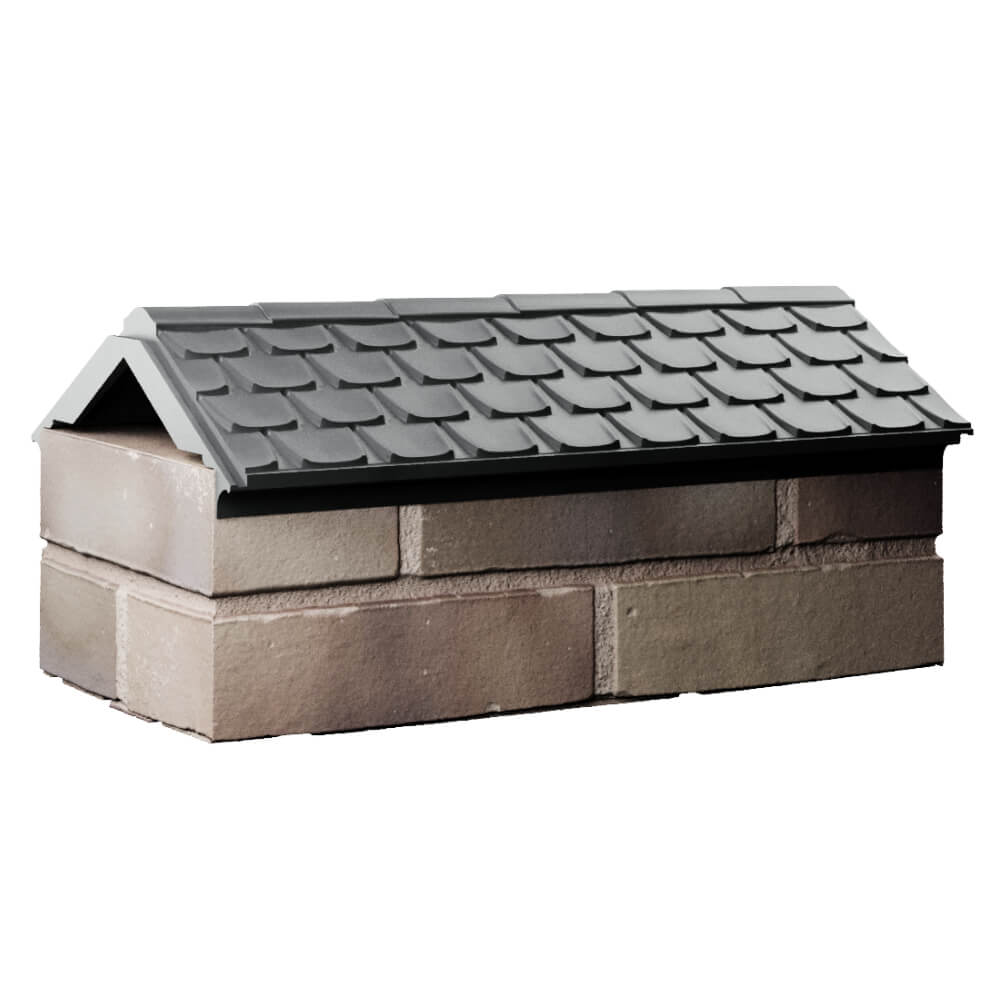 Парапет Zking Эльбрус Серый с посадкой на 1 кирпич (255мм) Новочеркасск фото