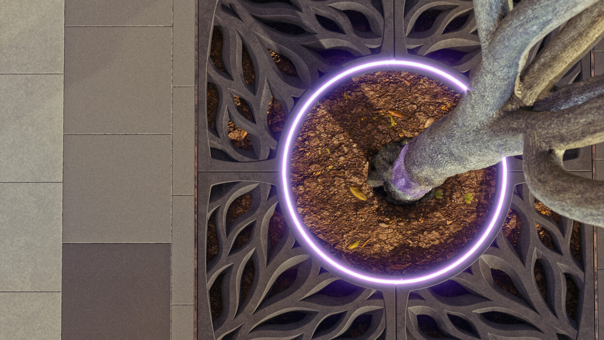 Приствольная решетка для дерева ZKING CRUST 1.2х1.2м Черная в Новочеркасске фото