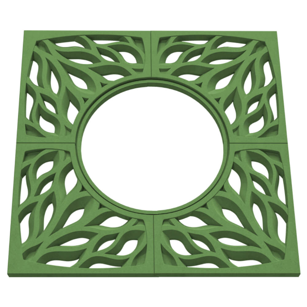 Приствольная решетка для дерева ZKING CRUST 1.2х1.2м Зеленая в Новочеркасске фото