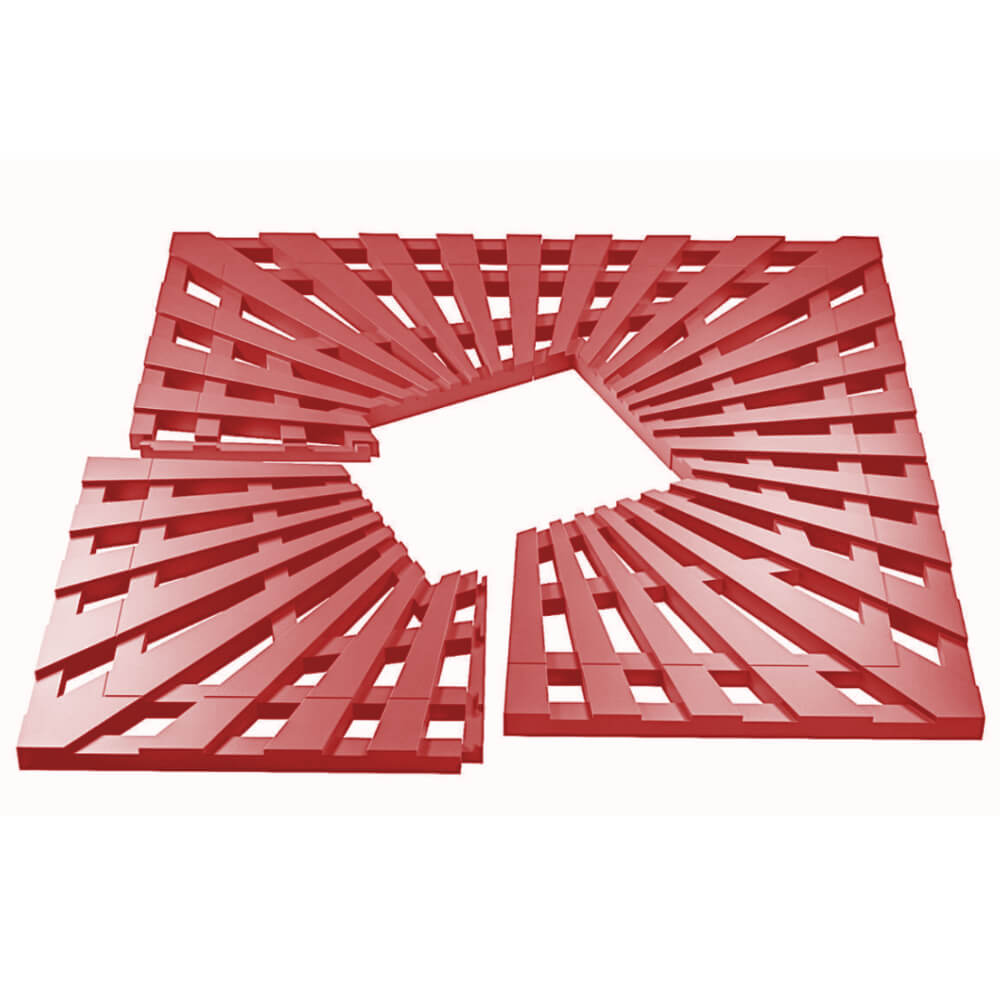 Приствольная решетка для дерева ZKING ATMOSPHERE 1.2х1.2м Красная в Новочеркасске фото