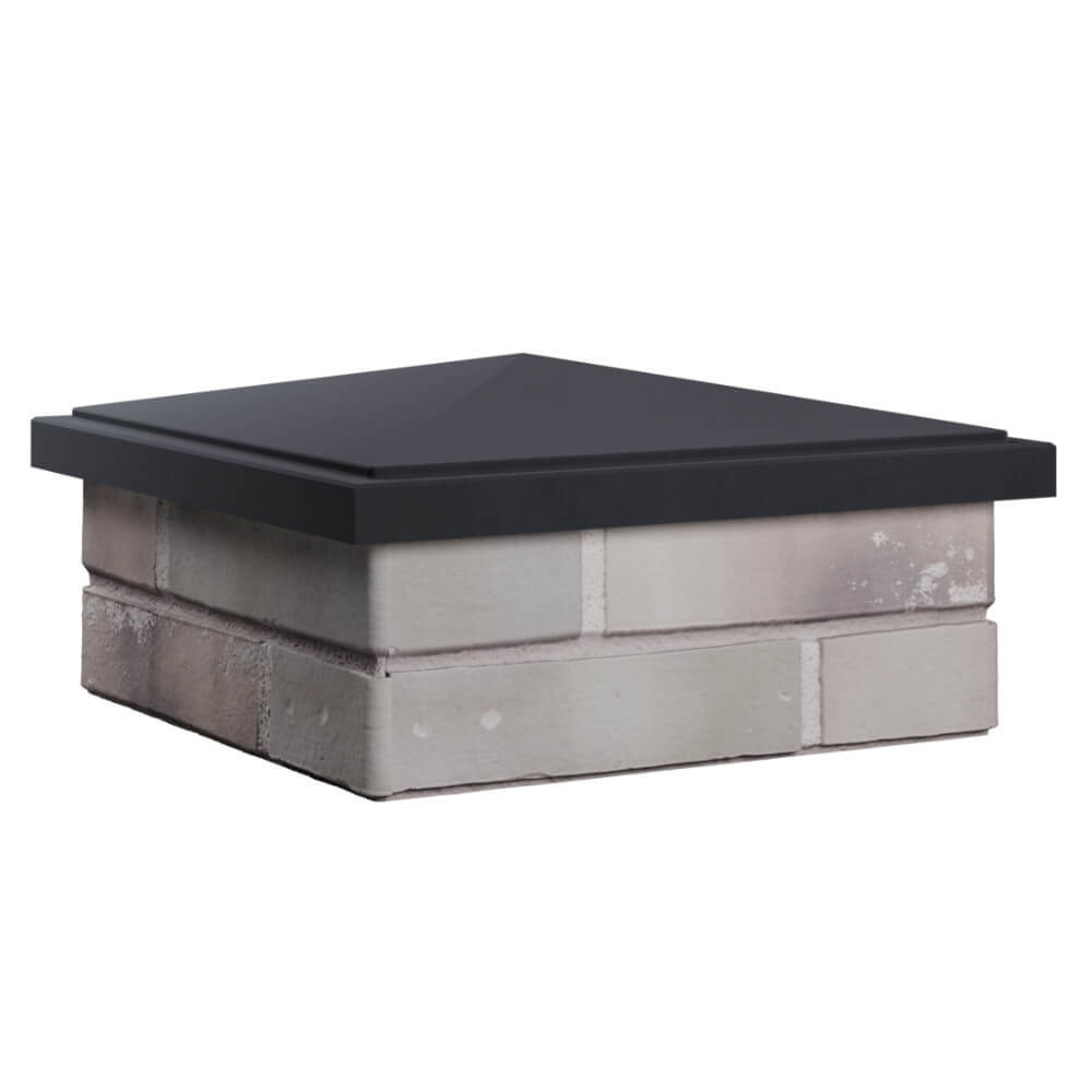 Колпак Zking БонаМоно Серый на столб 1.5х1.5 кирпича (385х385, 400х400мм) в Новочеркасске фото