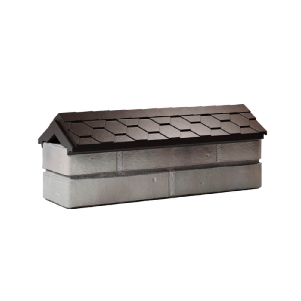 Парапет Zking Эверест Коричневый с посадкой на 0.5 кирпича (130мм) Новочеркасск фото